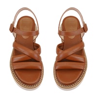 Luca Grossi Rachele Taba Kadın Ayarlanabilir Tokalı Sandalet