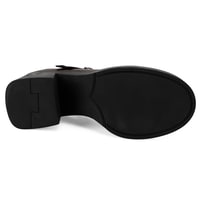 Luisa Bordo Kadın Topuklu Mary Jane Deri Klasik Ayakkabı