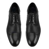 Magnus Siyah Erkek Deri Klasik Ayakkabı