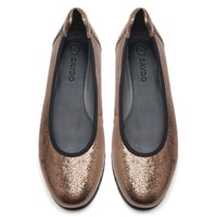 Maid Comfort Metalik Vizon Kadın Deri Günlük Ayakkabı