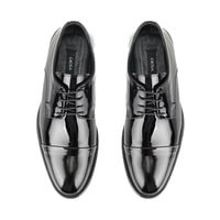 Manch Siyah Erkek Deri Klasik Ayakkabı