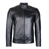 Manlio Siyah Erkek Deri Mont