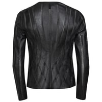 Marita Kadın Dairesel Panelli Deri Ceket