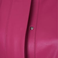 Maura Pembe Kadın Deri Ceket