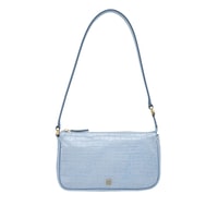 Mavi Dativ Kadın Deri Omuz Askılı Çanta