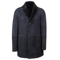 Mavi Diocleziano Erkek Kürk Kaban