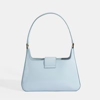 Mavi Kadın Deri Omuz Çantası