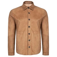 Maynor Erkek Çift Taraflı Deri Gömlek Ceket