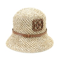 Meadow Bej Kadın Hasır Şapka