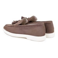 Miles Kahve Erkek Nubuk Deri Loafer