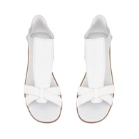 Nadine Beyaz Kadın DesaComfort Deri Sandalet