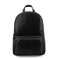 Nathan Siyah Deri Sırt Çantası