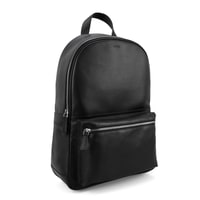 Nathan Siyah Deri Sırt Çantası