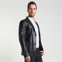 Nestor Erkek Deri Blazer Ceket