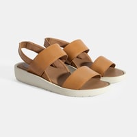 Nicole Sarı Kadın DesaComfort Deri Sandalet