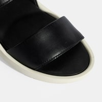 Nicole Siyah Kadın DesaComfort Deri Sandalet