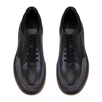 Odella Siyah Erkek Deri Spor Ayakkabı