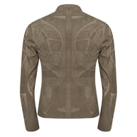Origa Kadın Yaprak Panelli Deri Ceket