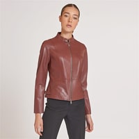 Paride Mor Kadın Deri Ceket