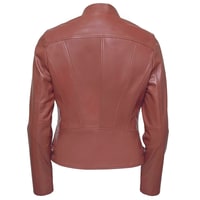 Paride Mor Kadın Deri Ceket