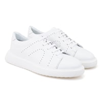 Parker Beyaz Erkek Deri Spor Ayakkabı