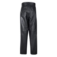 Pasquale Siyah Erkek Deri Pantolon