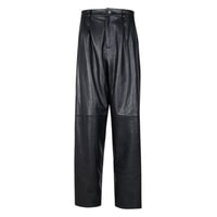 Pasquale Siyah Erkek Deri Pantolon