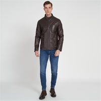 Paul Kahve Erkek Deri Ceket