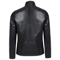 Paul Siyah Erkek Deri Ceket