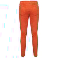 Pembe Roisin Kadın Stretch Deri Pantolon