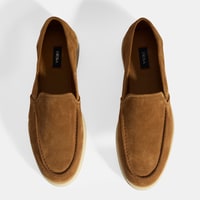 Peraleda Taba Erkek Slip-On Süet Loafer