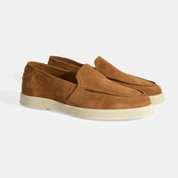 Peraleda Taba Erkek Slip-On Süet Loafer