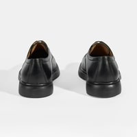 Perdita Siyah Erkek Deri Bağcıklı Klasik Ayakkabı