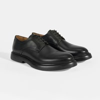 Perdita Siyah Erkek Deri Bağcıklı Klasik Ayakkabı