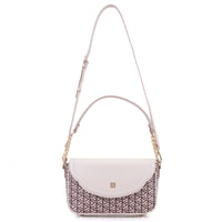 Plante Bej Kadın Monogram Omuz Çantası