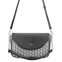 Plante Siyah Kadın Monogram Omuz Çantası