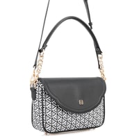 Plante Siyah Kadın Monogram Omuz Çantası
