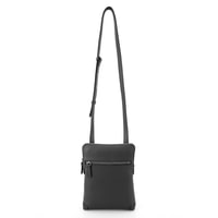 Pranav Siyah Erkek Deri Postacı Çantası