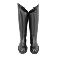 Rebeca Siyah Kadın Deri Binici Çizmesi