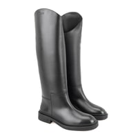 Rebeca Siyah Kadın Deri Binici Çizmesi