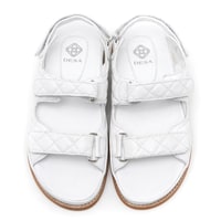 Reese Beyaz Kadın Deri Sandalet