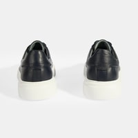 Reminya Lacivert Erkek Deri Bağcıklı Günlük Ayakkabı