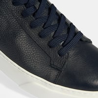 Reminya Lacivert Erkek Deri Bağcıklı Günlük Ayakkabı