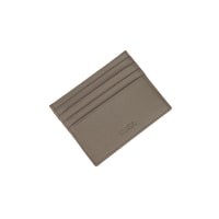 Reyna Gri Deri Kartlık