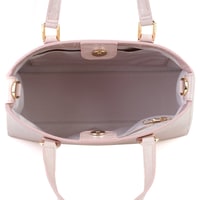 Rieka Pudra Kadın Kroko Baskılı Deri El Çantası