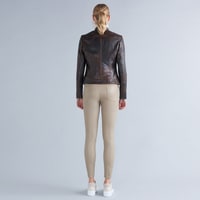 Roisin Kadın Deri Stretch Pantolon