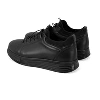 Rowan Siyah Erkek Deri Spor Ayakkabı