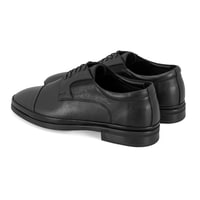 Sammy Siyah Erkek Deri Klasik Ayakkabı