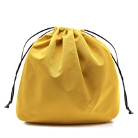 Sarı El Emeği Örgü Deri Çanta