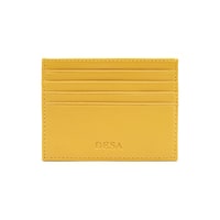 Sarı Kadın Deri Kartlık